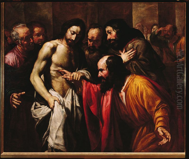 Doubting Thomas Oil Painting by Giovanni Serodine