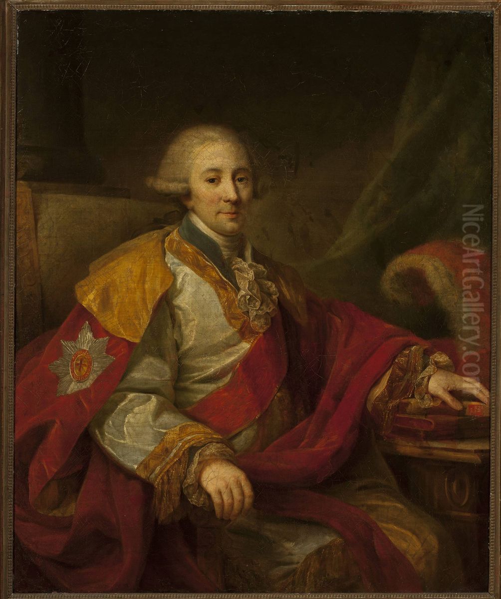 Portrait of a dignitary Oil Painting by Johann Baptist von Lampi the Elder