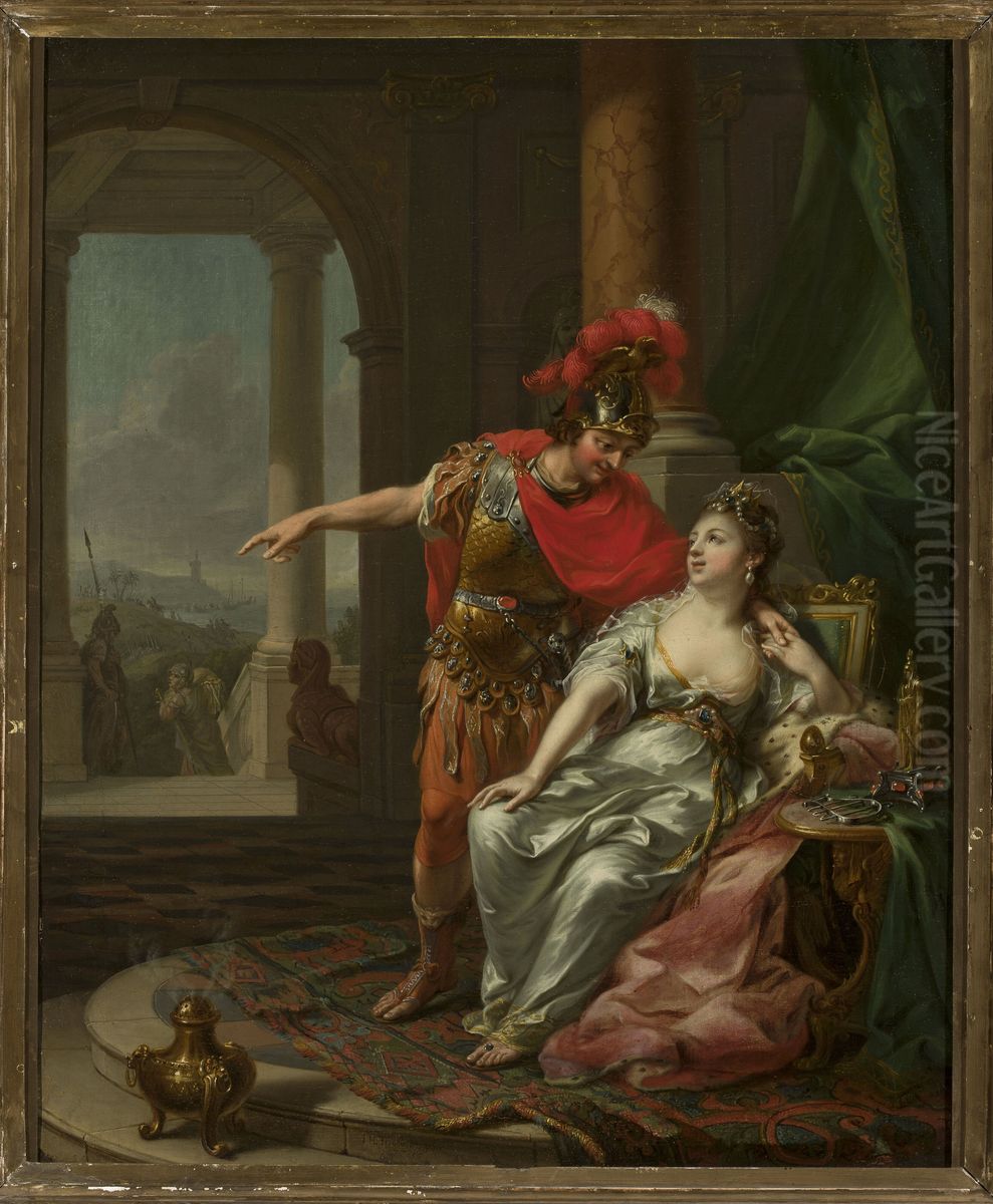 Antony and Cleopatra Oil Painting by Johann Heinrich Tischbein