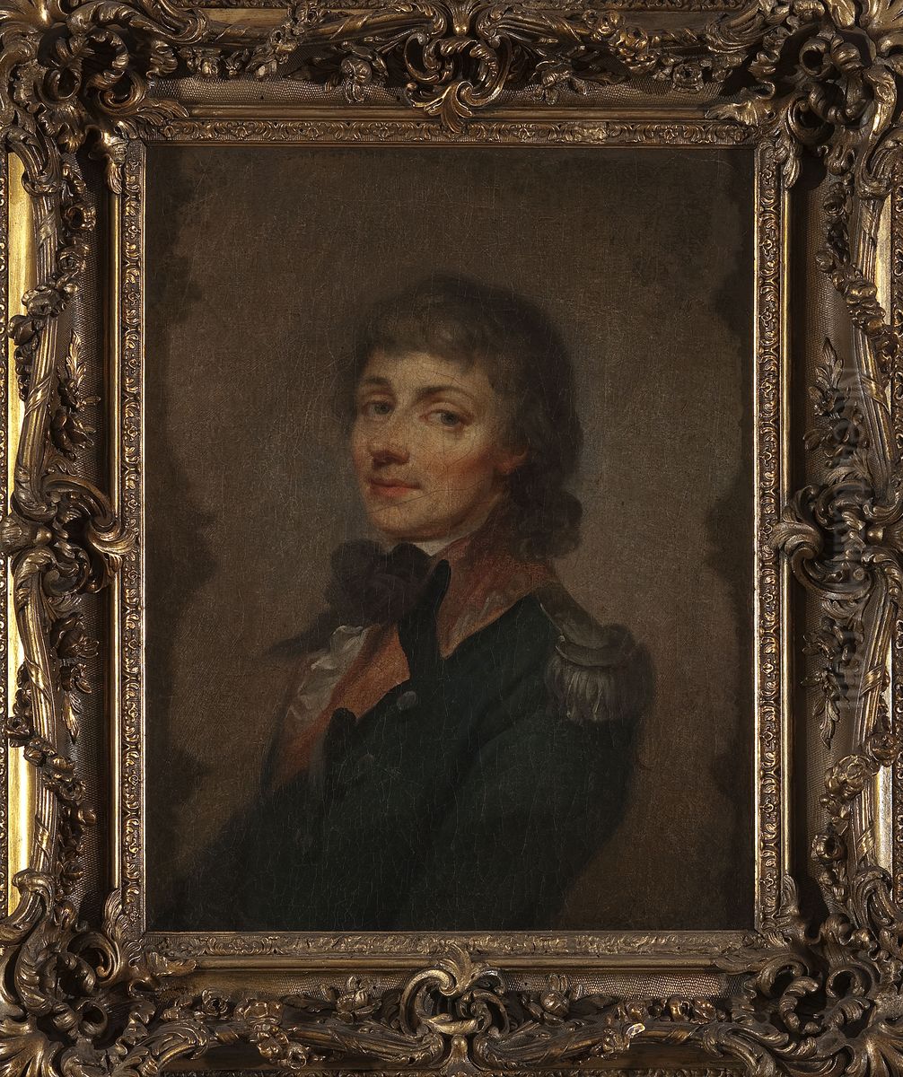 Portrait of Tadeusz Kosciuszko Oil Painting by Jozef Kosinski
