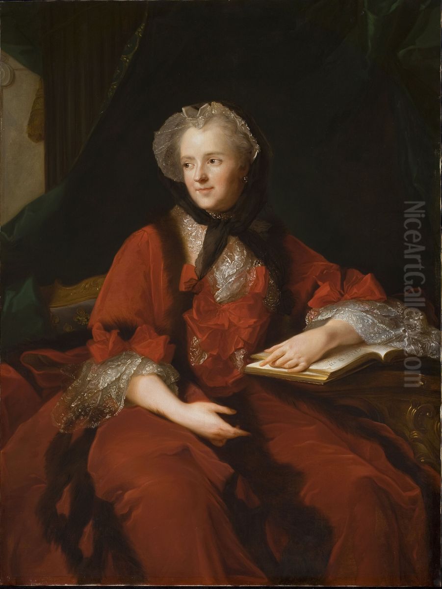 Portrait of Maria Leszczynska Oil Painting by Jean-Marc Nattier
