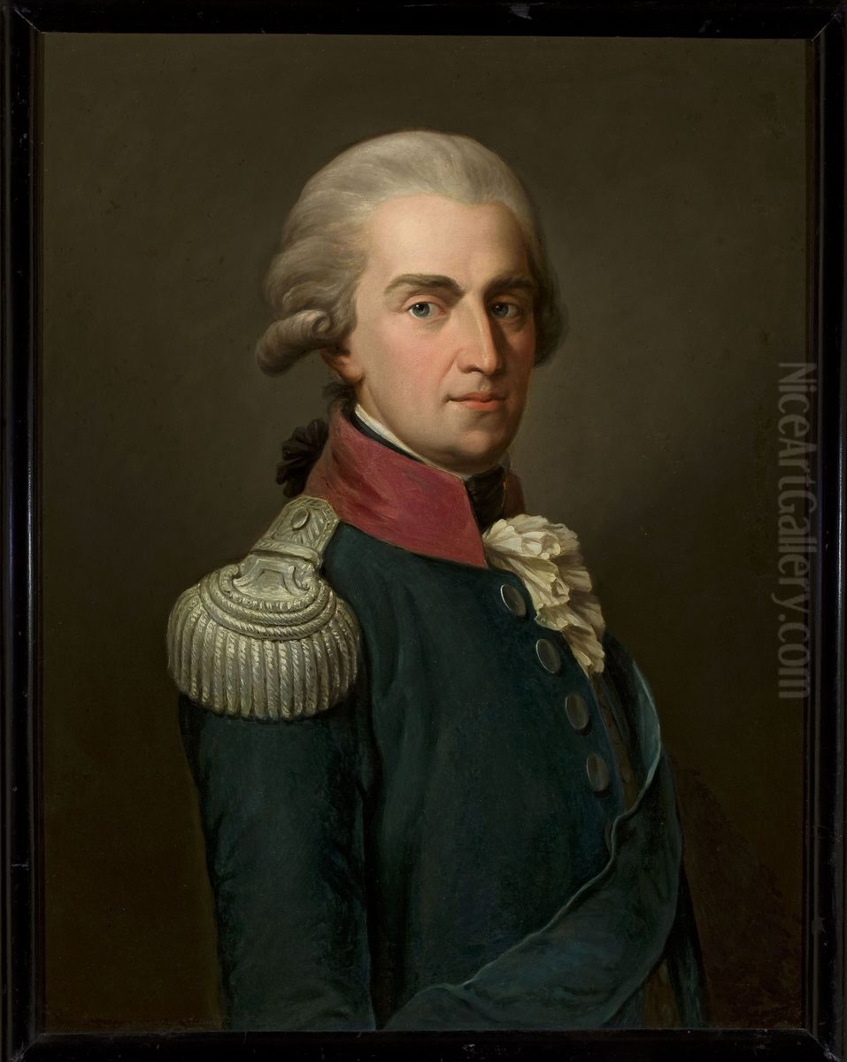 Portrait of Frederick Augustus, Duke of Warsaw Oil Painting by Anton Graff
