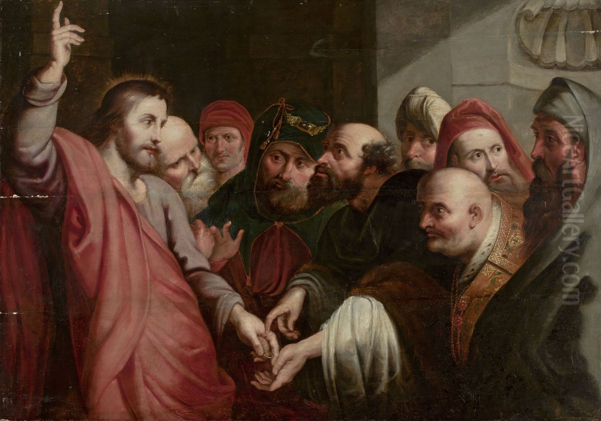 15-22; Mark 12:13-17; Luke 20:21-26) Oil Painting by (studio of) Rubens, Peter Paul