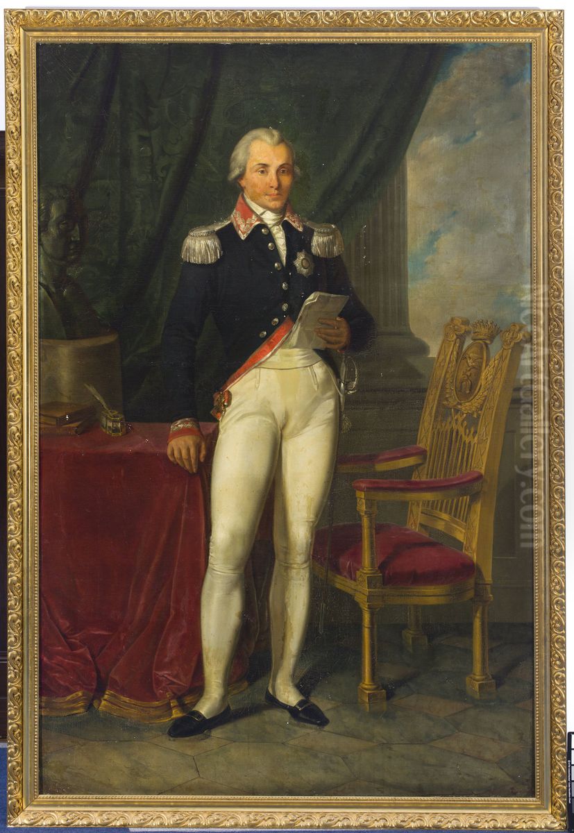 Portrait of Jan Krasinski (1756-1790), starosta of Opinogora Oil Painting by Antoni Brodowski