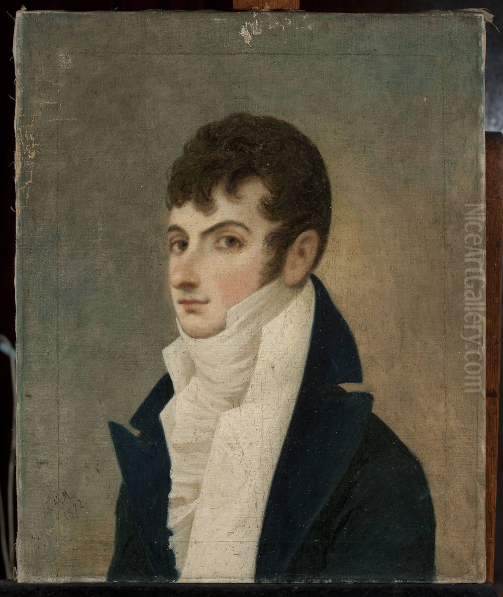 Portrait of Count Pawel Soltyk, castellan of Sandomierz Oil Painting by Karol Miller