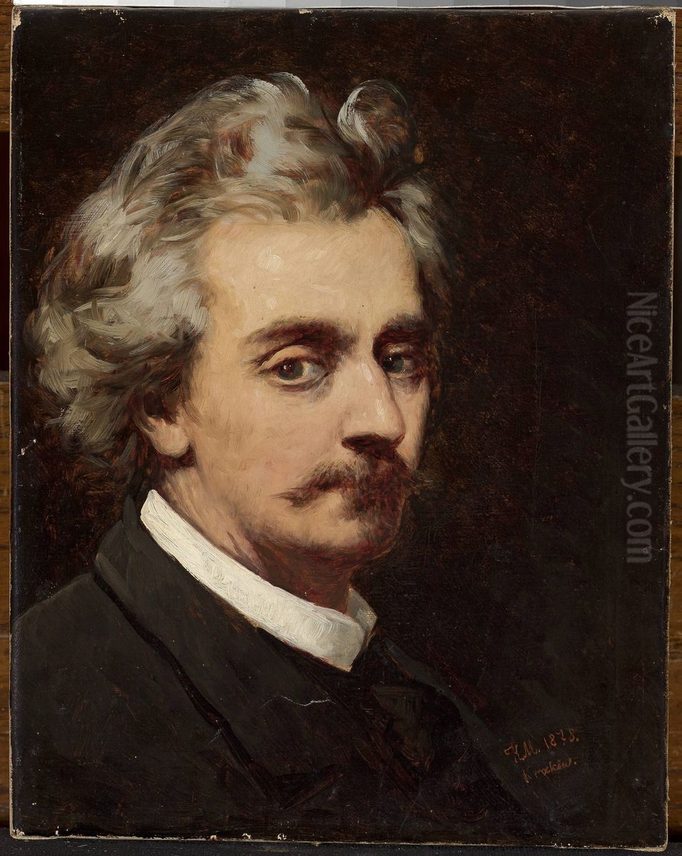 Self-portrait Oil Painting by Kazimierz Mirecki