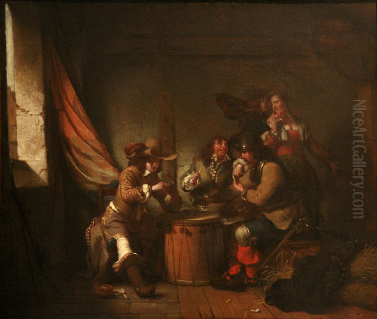 Corps de garde Oil Painting by Gerbrand Van Den Eeckhout
