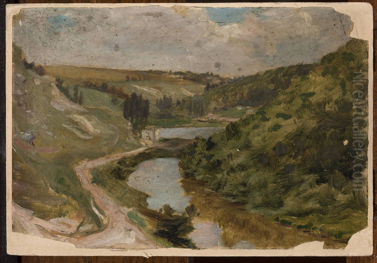 Study from Podolia Oil Painting by Jan Ciaglinski