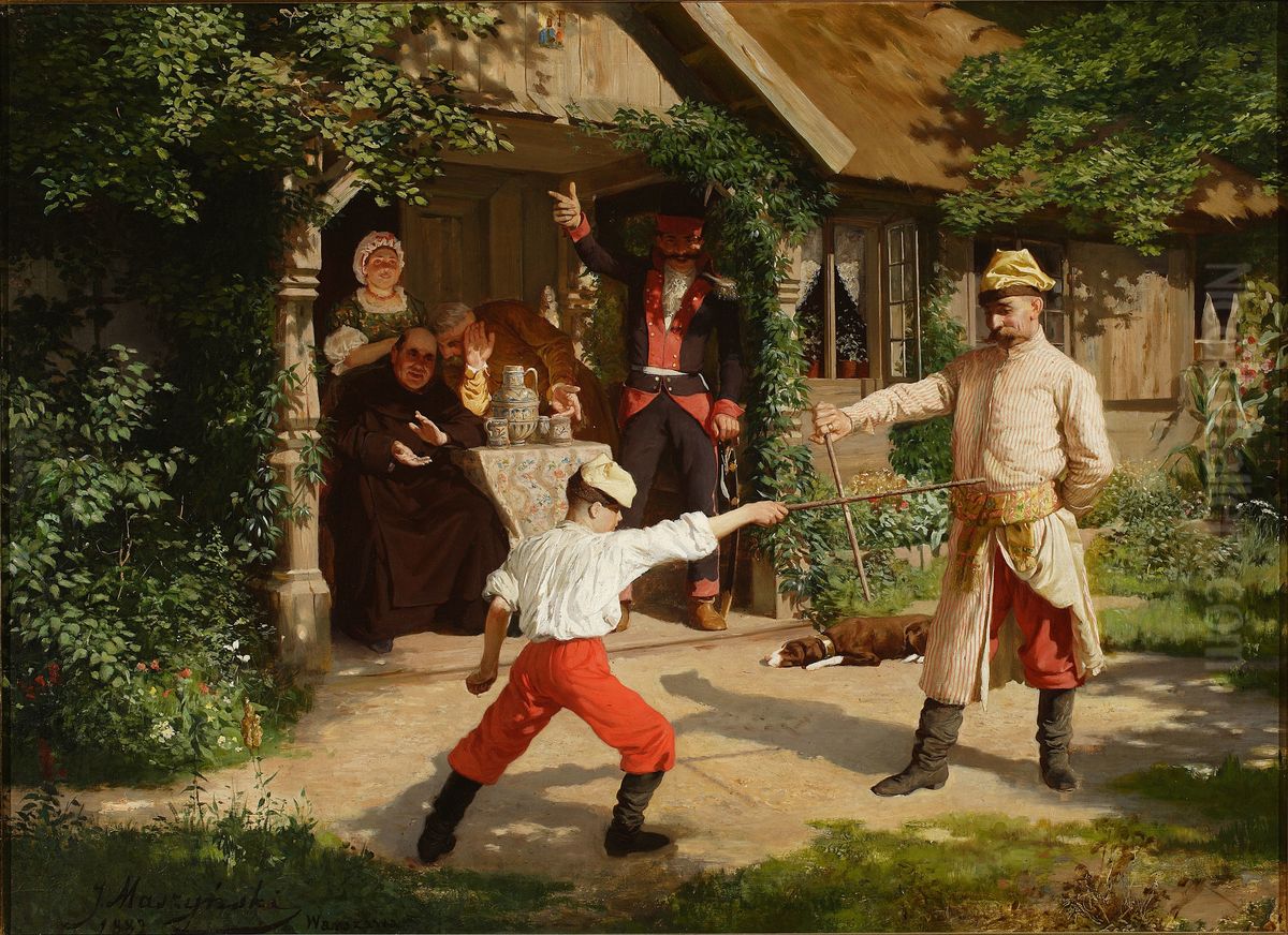 Palcaty Oil Painting by Julian Maszynski