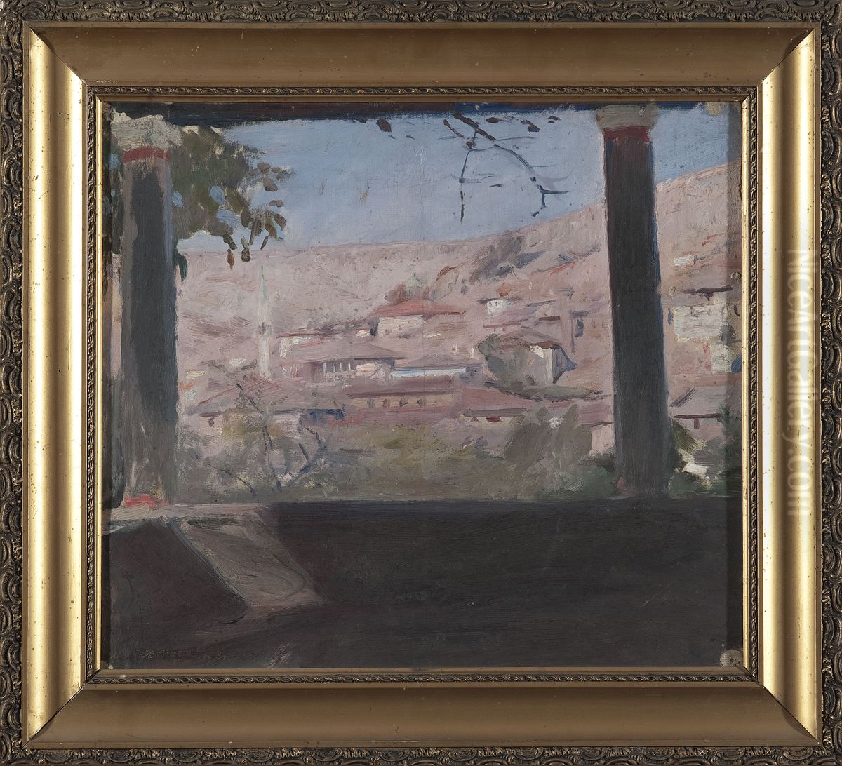 Summer house of Maria Potocka in Bakhchisaray. From the journey to Crimea Oil Painting by Jan Ciaglinski