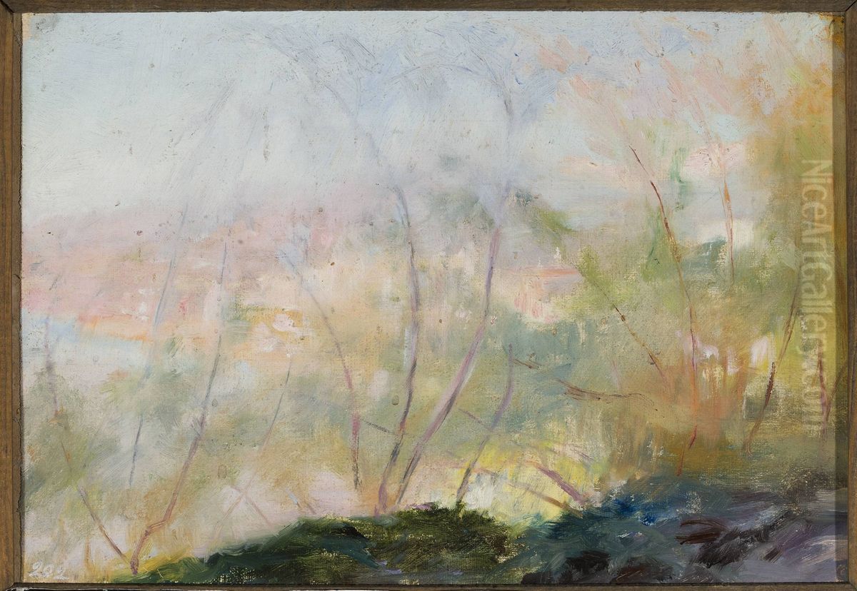 View of Yalta from Bakhchi-Dere. From the journey to Crimea Oil Painting by Jan Ciaglinski