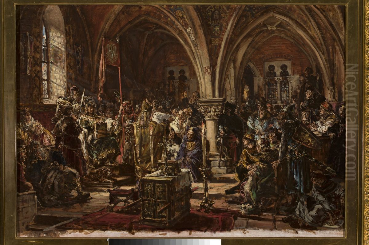 The First Parliament in Leczyca, from the series 