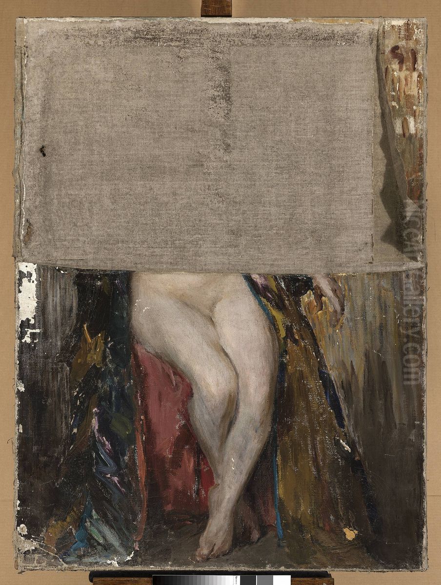 Lust - female nude Oil Painting by Jan Ciaglinski