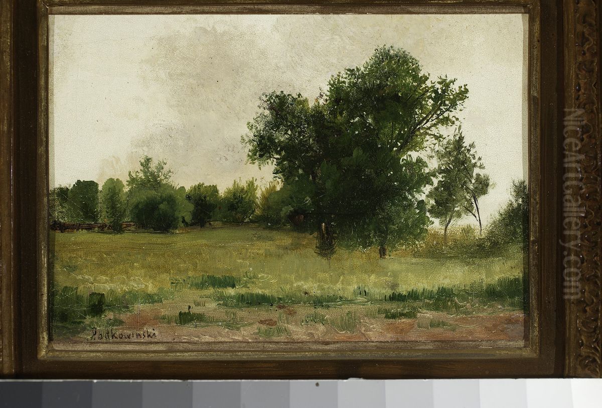 View of Saska Kepa Oil Painting by Wladyslaw Podkowinski