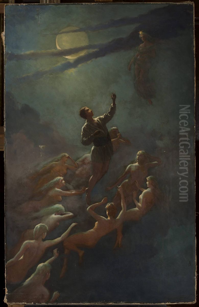 In pursuit of an idea Oil Painting by Roman Szwoynicki