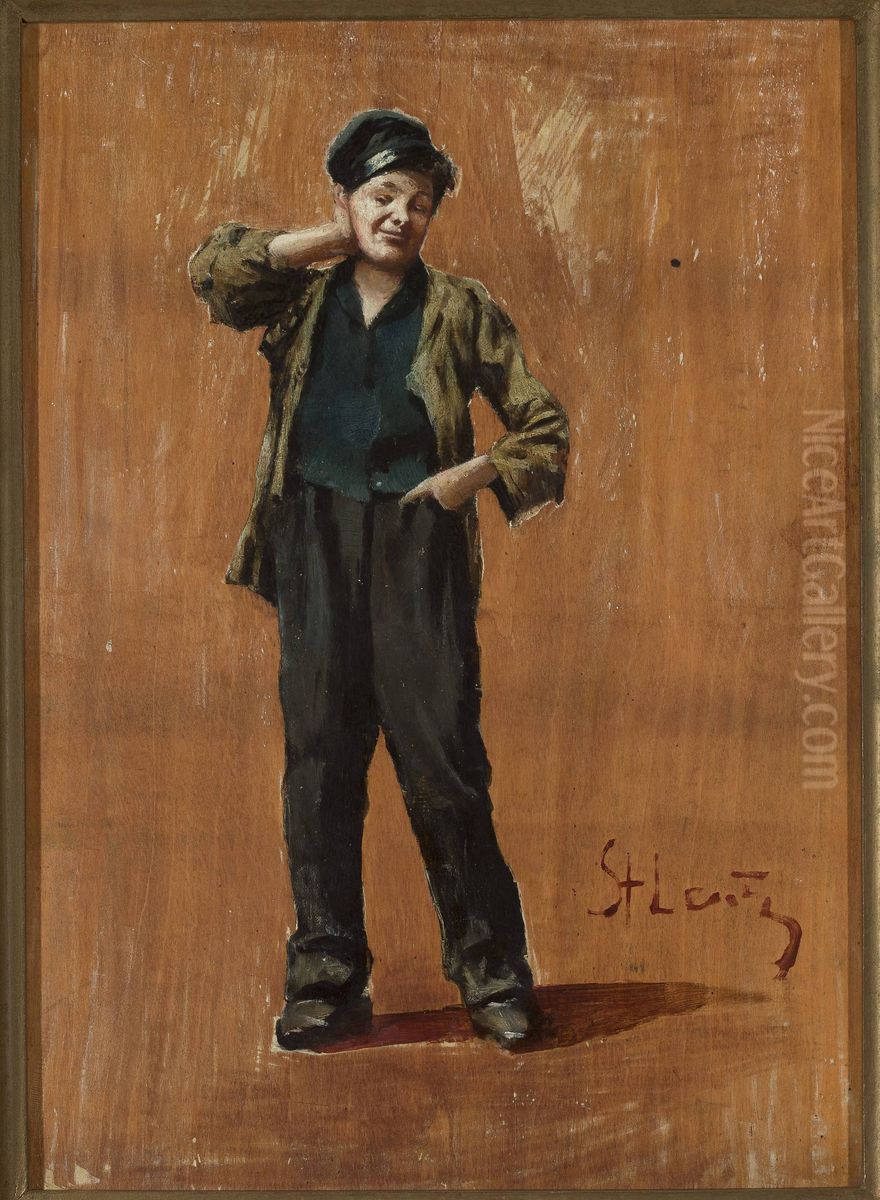 Urchin Oil Painting by Stanislaw Lentz