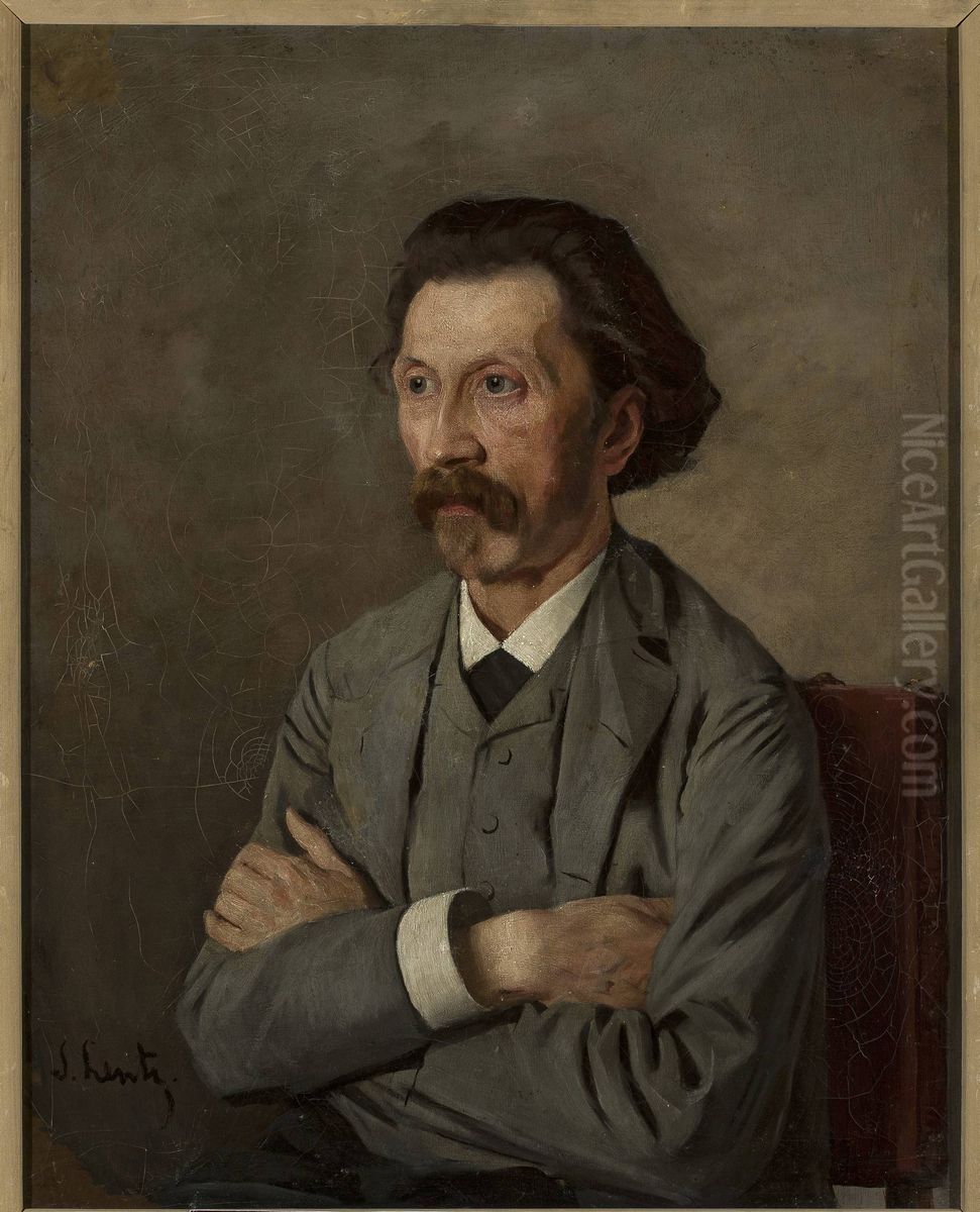 Portrait of Daniel Filleborn Oil Painting by Stanislaw Lentz