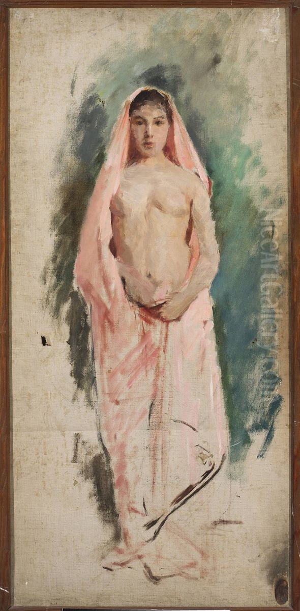 Eastern model, study Oil Painting by Jan Ciaglinski