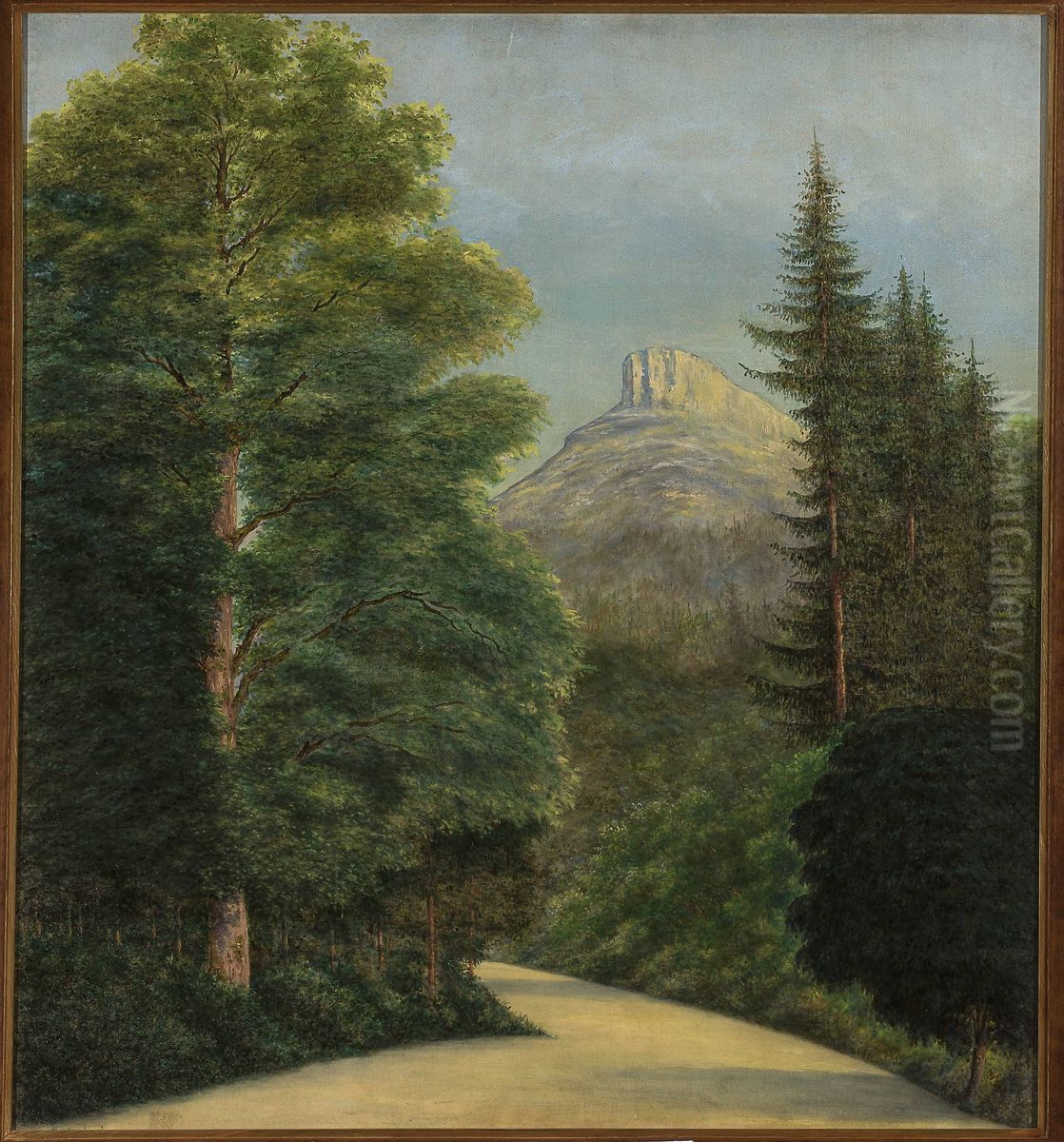 Park in Ansee Oil Painting by Cyprian Lachnicki