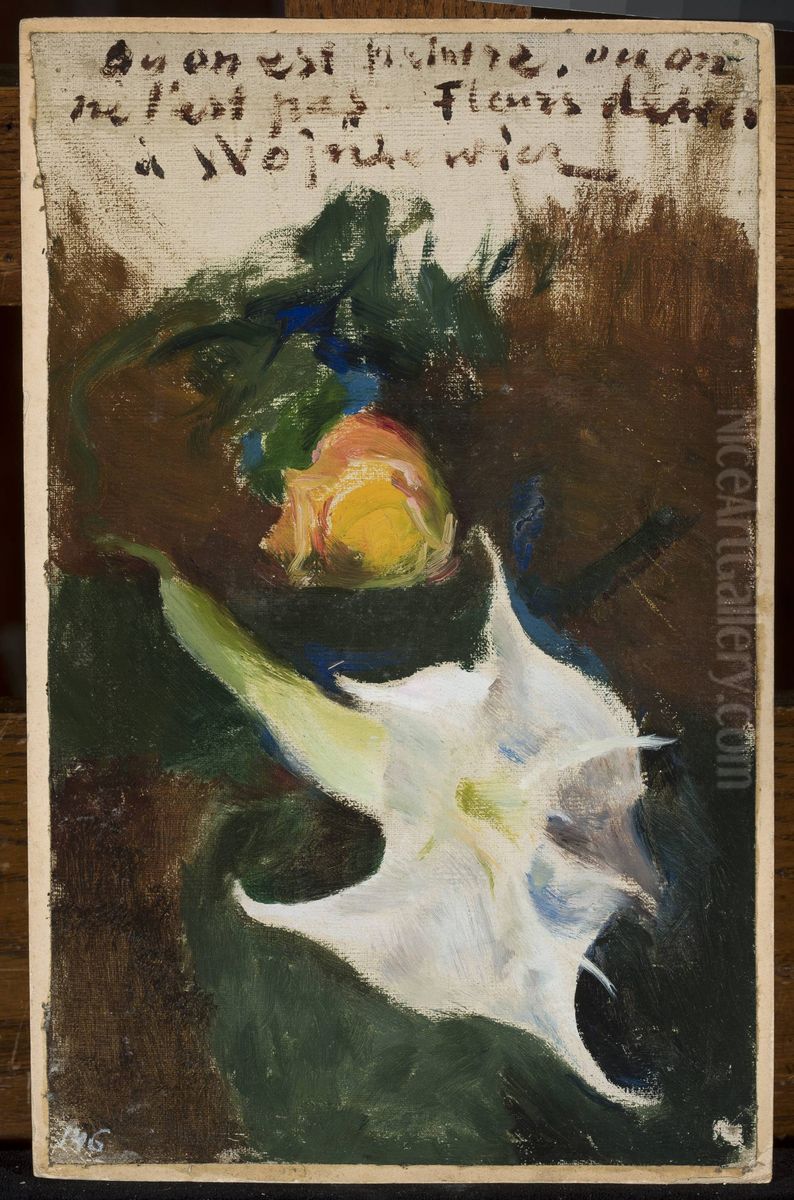 Flowers Oil Painting by Jan Ciaglinski