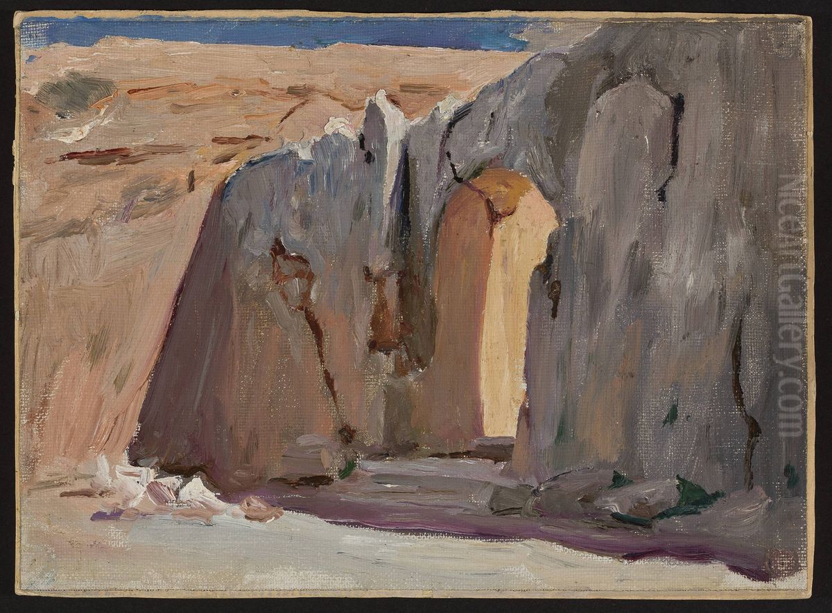 Tombs of the kings in Jerusalem. From the journey to Palestine Oil Painting by Jan Ciaglinski