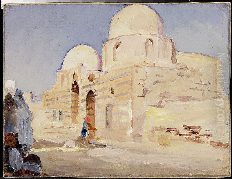 Damascus. From the journey to Palestine Oil Painting by Jan Ciaglinski