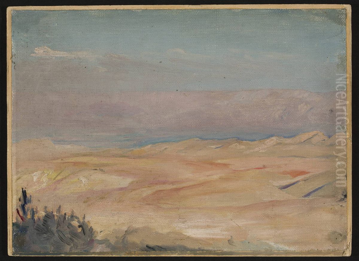 View from the Mount of Olives. From the journey to Palestine Oil Painting by Jan Ciaglinski