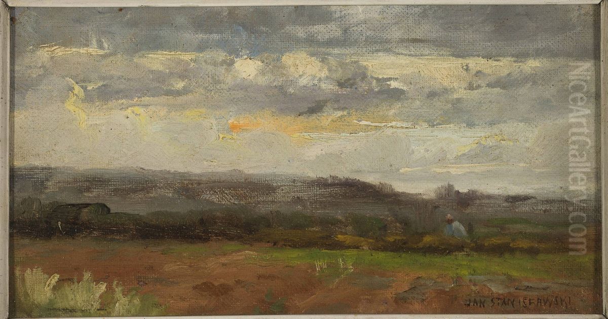 Landscape Oil Painting by Jan Stanislawski