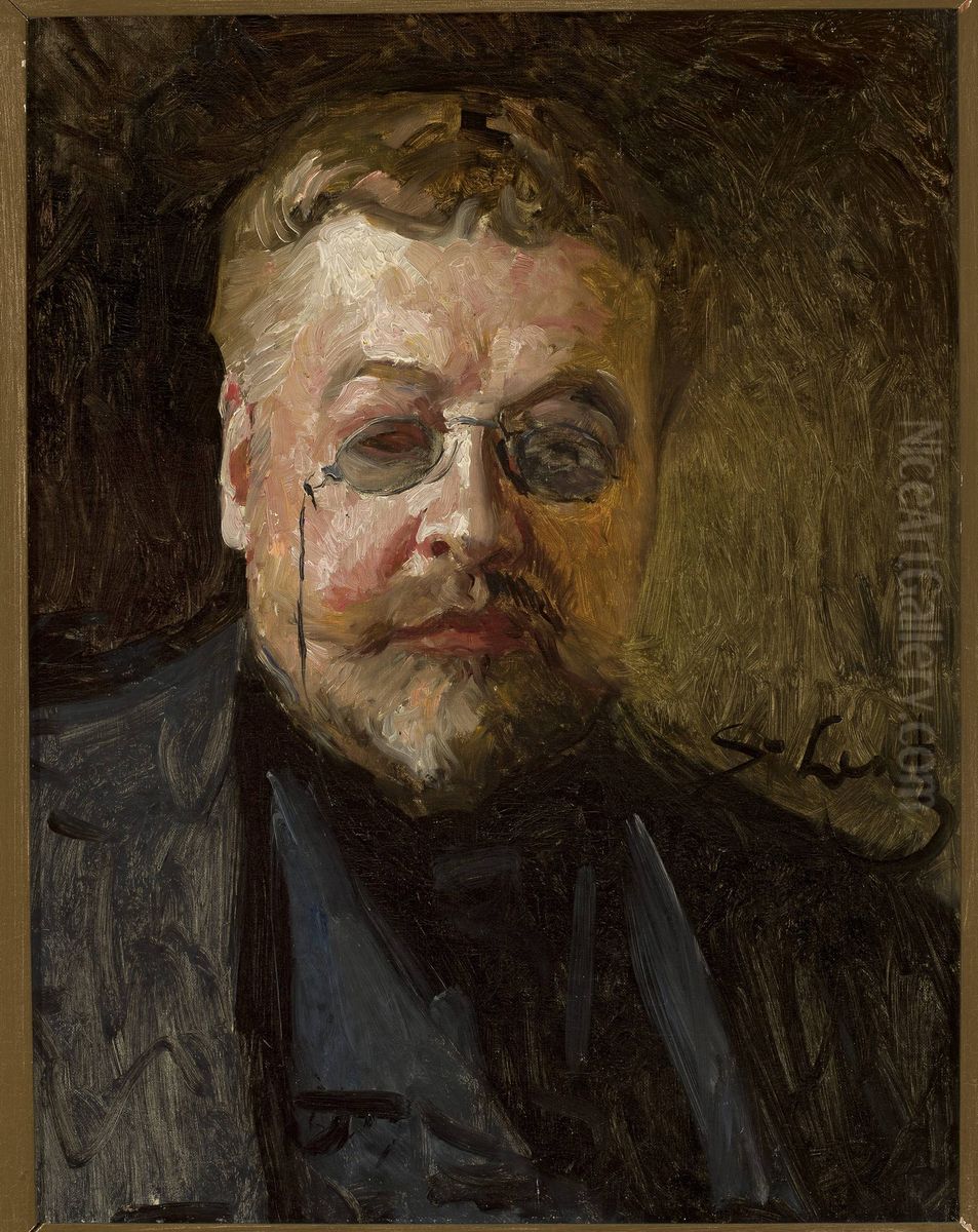 Portrait of Henryk Piatkowski Oil Painting by Stanislaw Lentz