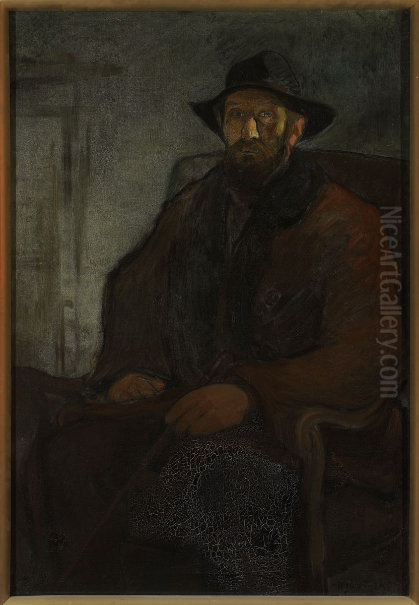 Self-portrait Oil Painting by Wladyslaw Slewinski