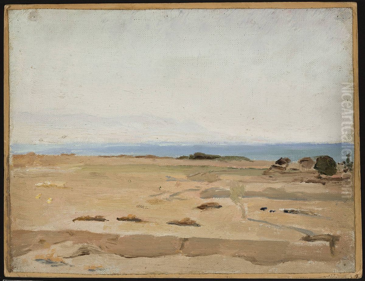 Gulf o Corinth. From the journey to Greece Oil Painting by Jan Ciaglinski