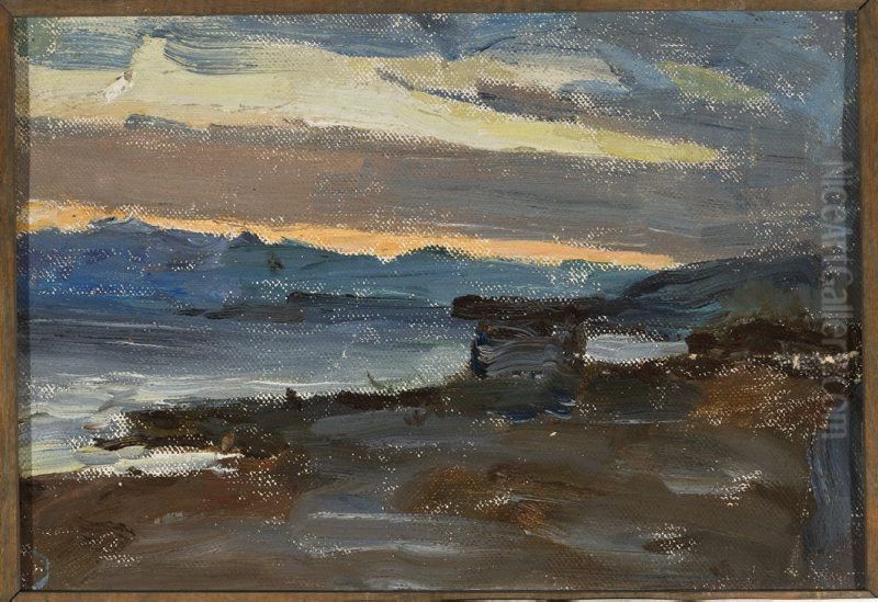 Athens. From the journey to Greece Oil Painting by Jan Ciaglinski