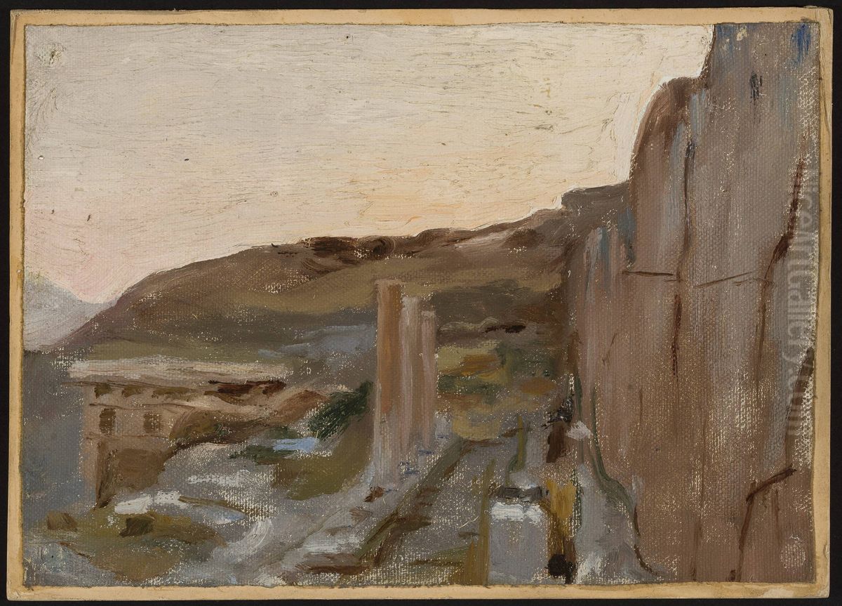 Delphi. From the journey to Greece Oil Painting by Jan Ciaglinski