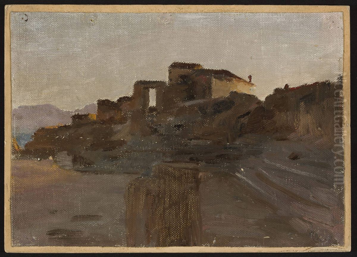 Eleusis. From the journey to Greece Oil Painting by Jan Ciaglinski