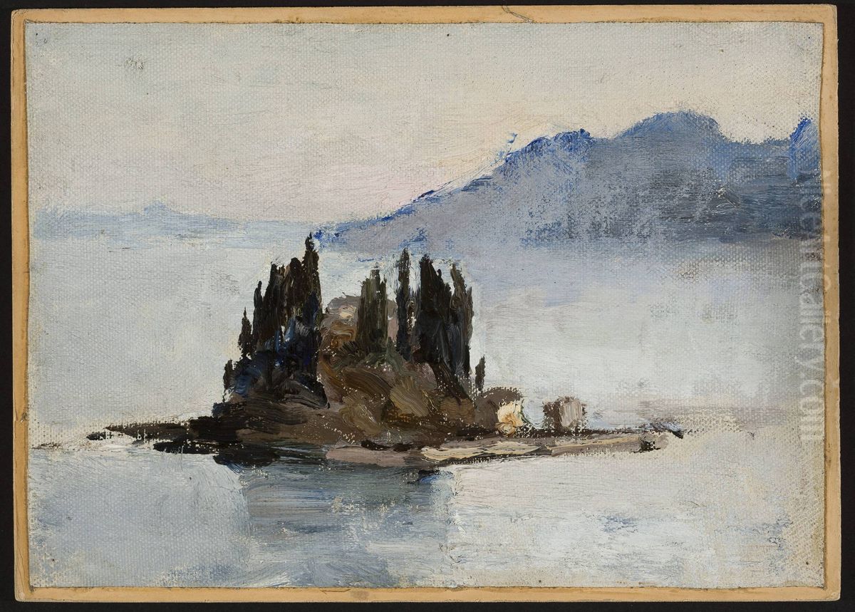 Corfu. From the journey to Greece Oil Painting by Jan Ciaglinski