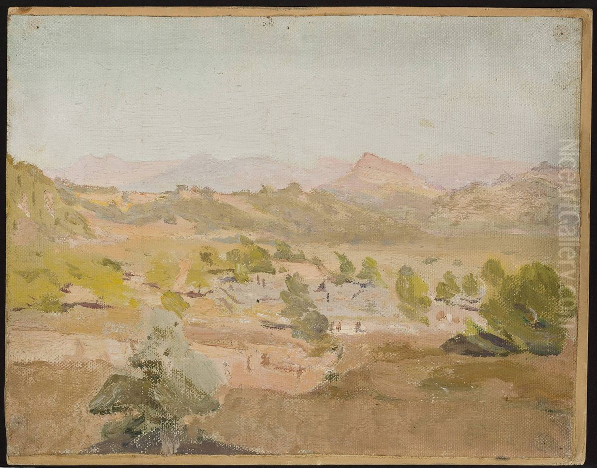 Olympia. From the journey to Greece Oil Painting by Jan Ciaglinski