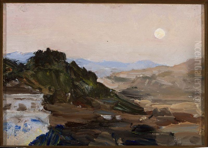 Olympia. From the journey to Greece Oil Painting by Jan Ciaglinski