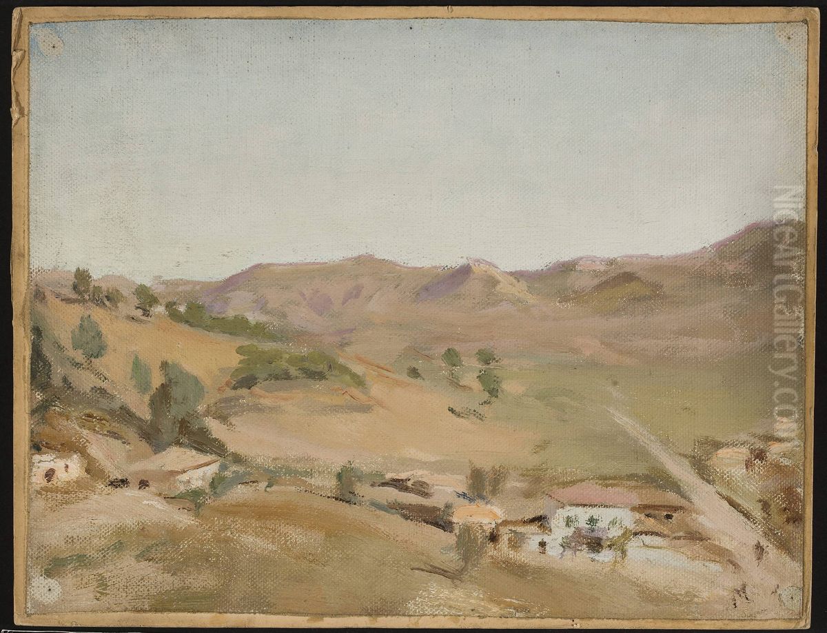 Olympia. From the journey to Greece Oil Painting by Jan Ciaglinski