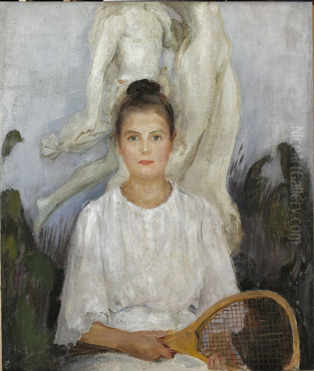 Portrait of Princess Golitsyna Oil Painting by Jan Ciaglinski