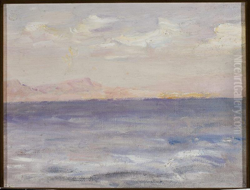 From the ship. From the journey to India Oil Painting by Jan Ciaglinski