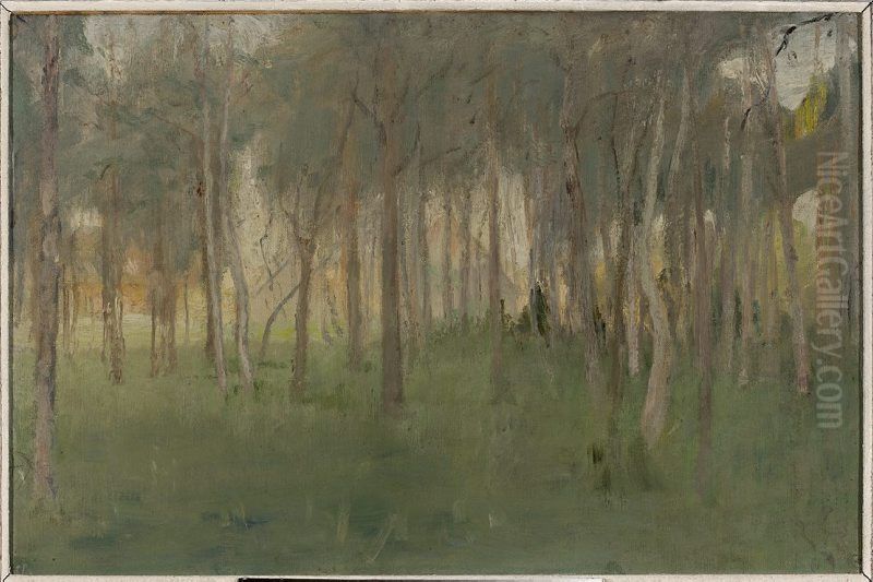 Maryino - grove Oil Painting by Jan Ciaglinski