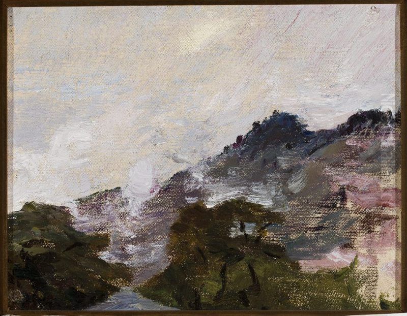 The Himalayas. From the journey to India Oil Painting by Jan Ciaglinski