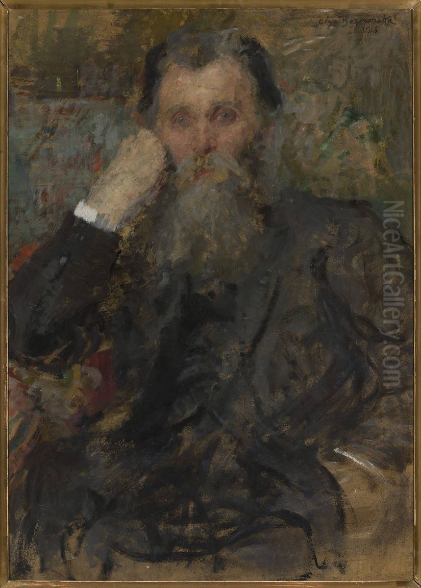 Portrait of Dergint Oil Painting by Olga Boznanska