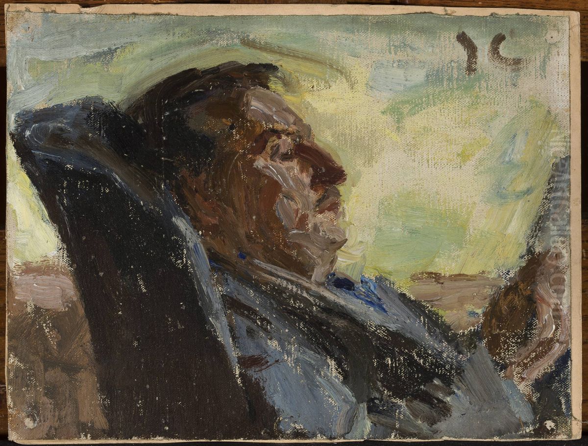 Singer Yershov Oil Painting by Jan Ciaglinski