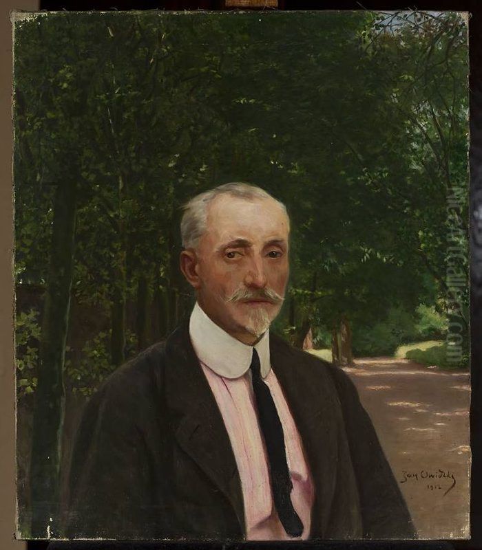 Self-portrait Oil Painting by Jan Owidzki