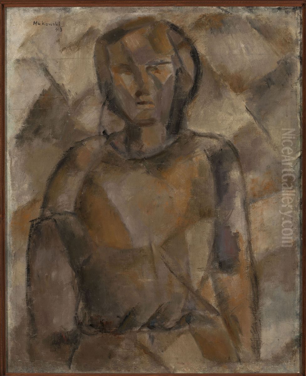 Girl Oil Painting by Tadeusz Makowski