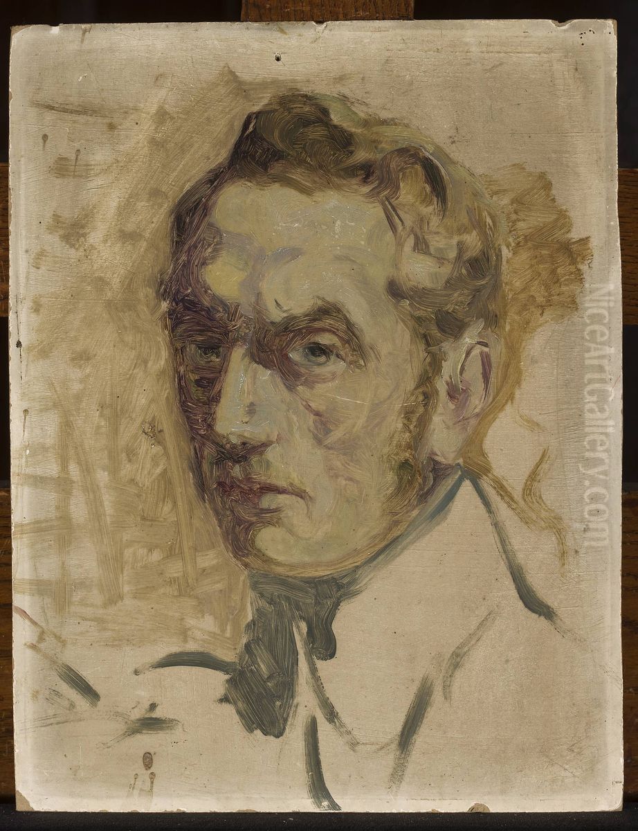 Self-portrait Oil Painting by Ignacy Pinkas