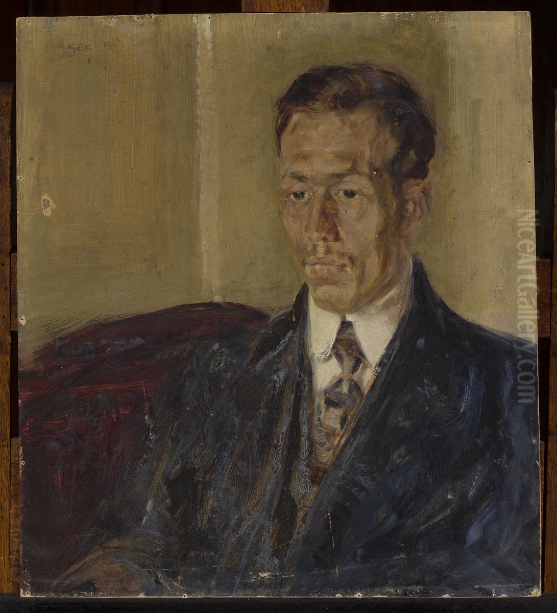 Portrait of a man Oil Painting by Ignacy Pinkas