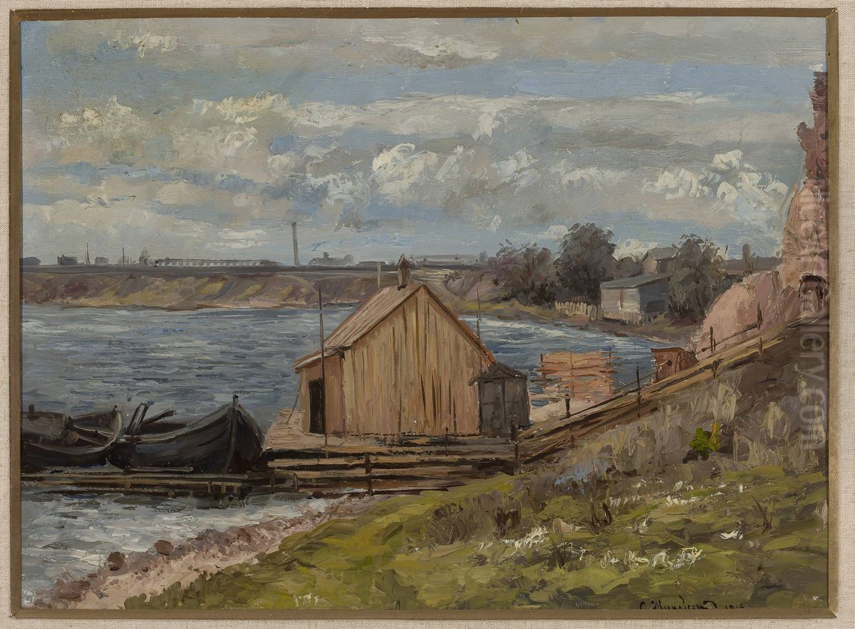 Landscape Oil Painting by Stanislaw Zukowski