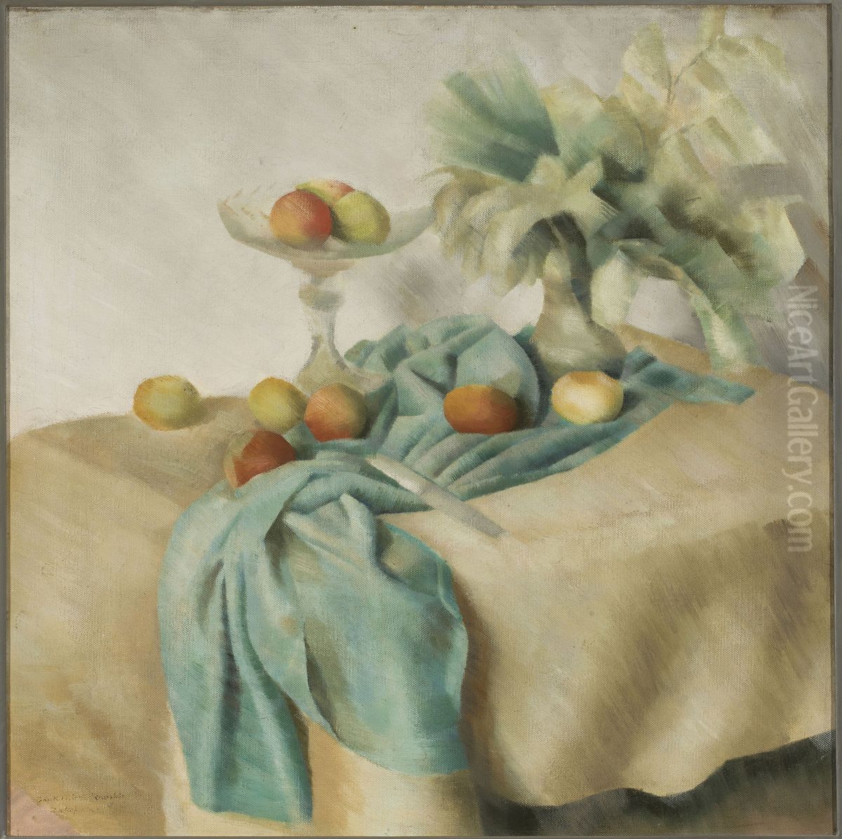 Martwa natura Oil Painting by Jacek Mierzejewski